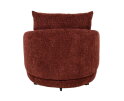 SEVN Lieke fauteuil draaibaar - Rond en compact - Rhapsody 10 Burnt Brick - 93x90x79 cm