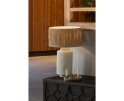 Handy Kaarsenhouder Porselein Grijs/bruin - BePureHome