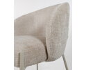 Eetkamerstoel Adele - beige poten - Cremona - Taupe 04 - Star Collection