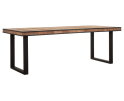 Dining table Cosmo rectangular,78x225x100 cm, recycled teakwood