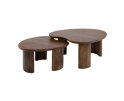 Salontafel Mova set/2 - Massief acacia bruin