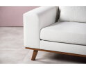 BY-OLAF Hoekbank Borneo met Chaise Longue – links of rechts - Beige Stof Melva 02 – 222x156 cm