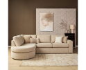 MySofa Alma Hoekbank Beige Divan Links+2,5 zits