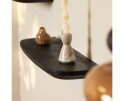 Wandplank Gusta Black | 60 cm | Set van 3