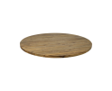 Tafelblad rond - ø120x4 - Naturel - Massief teakhout