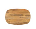 Eettafel Deens Ovaal Runa met Houten Onderstel 140