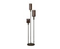 Vloerlamp Sepiora 3-lichts Sienna Bruin &ndash; Hotel Chique Design - 33x33x165 cm