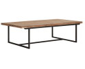 Coffee table Odeon rectangular,35x120x70 cm, recycled teakwood