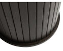 Bijzettafel Enna rond &Oslash;50 - dark espresso eiken - keramiek