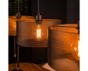 Hanglamp Mara round 3 lampen - Artic zwart
