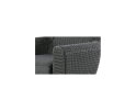 JONAH ARMCHAIR (000314)  -  STEEL DARK GREY & POWDER COATED ANTHRACITE (LEGS)