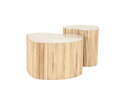 Nice (set of 2) 60x60cm - natuurlijk | BY-BOO