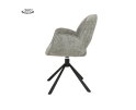 Isola Armstoel - fabric Haga 09 silver (draaibaar)