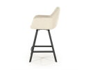 Barstool Bliss with armrest - beige | BY-BOO