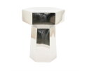 Side table Axis 36x31.3cm - silver | BY-BOO