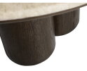 Eettafel Piazze rond marmer &Oslash;120 CM - Beige