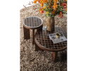 Coffee table TiledUp 70x70cm - bruin | BY-BOO