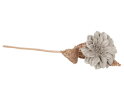 Rattan flower Light Grey - ORDER by 4 pcs,65x&Oslash;15 cm