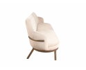 Eetkamerbank New York - Lana taupe 12 - anodic bruin - 180 cm
