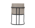 Tower Living Archi Eetkamerstoel met Armleuning &ndash; Japandi Stijl &ndash; Beige &ndash; 55x60x83 cm