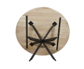 Eiken eettafel Ferris | Rond 110 cm | Naturel