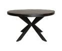 Eetkamertafel Denver Black | Rond | 120 cm