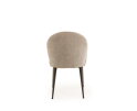 Eetkamerstoel Berlin Orion anodic bruin - Be cotton sand 04