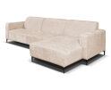 Hoekbank Nolan met Chaise Longue Rechts &ndash; Cremona Stof - Natural - 275x150x84 cm