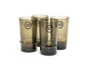 Drinking glass Bubble large - brown | BY-BOO
