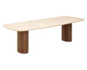 Dining table Lagoon MORTEX danish oval 270,76x270x110 cm, teakwood + mortex
