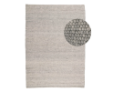 by fonQ Dots Vloerkleed - Lichtgrijs - Rechthoekig - 160 x 230 cm