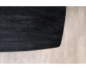 Eettafel Florence mangohout Deens ovaal 200x100 cm - Zwart | Sandblasted