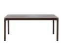 Eettafel Arun rechthoekig eiken 180x95 cm - Espresso bruin
