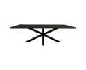 Eetkamertafel Denver Black | Rechthoek | 160 cm