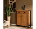 Kabinet kast Britt 100 cm mango metaal - Naturel | Meubelplaats
