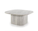 Coffee table Dorique 80x80cm - bruin | BY-BOO