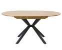 Eettafel Cesura uitschuifbaar eikenhout Ø120-160 cm
