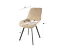 Eetkamerstoel Smart draaibaar VPE4 - Jaroq zand