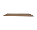 Rechthoekige tuintafel - 250x100x76 - Naturel/zwart - Teak/metaal