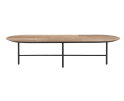 DTP Home Soho salontafel teakhout ovaal - 35x150x60 cm - Naturel