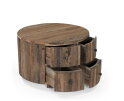 Salontafel Rond met 4 Laden Roots