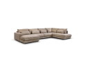 PEPP interiors Hoekbank COMO U-opstelling ottoman rechts - Silencio 19