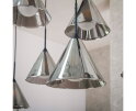 Hanglamp 5+4 tapse kap glas (G9) - Smoke grey glas