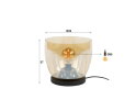 Vloerlamp UP L - Amber color glas