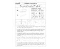 Tv meubel Novero Zwevend eiken 180 cm - Espresso bruin