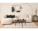 Hoekbank Valerie Bouclé met Chaise Longue Links 279x150 cm – Beige - Japandi