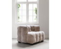 MUST Living Fauteuil Mars - Glamour sand - 75x102x95 cm
