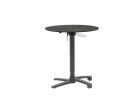 Lima HPL bistro lift table &Oslash;70cm grey