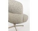 JLo eetkamerstoel - beige draaipoot 360 - Cuzco - Fog 3 - Star Collection