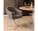 Draaibare eetkamerstoel Lily Bruin